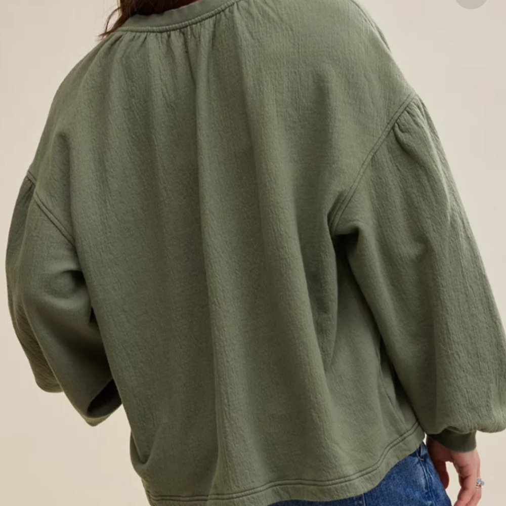 Aerie Easy Street Oversized Sweatshirt Size S - Picture 5 of 13